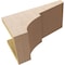 Ekena Millwork 7"W x 14"D x 7"H Wide Monterey Rough Cedar Woodgrain TimberThane Corbel, Primed Tan CORUR07X14X07MONRCPR - alternate 5
